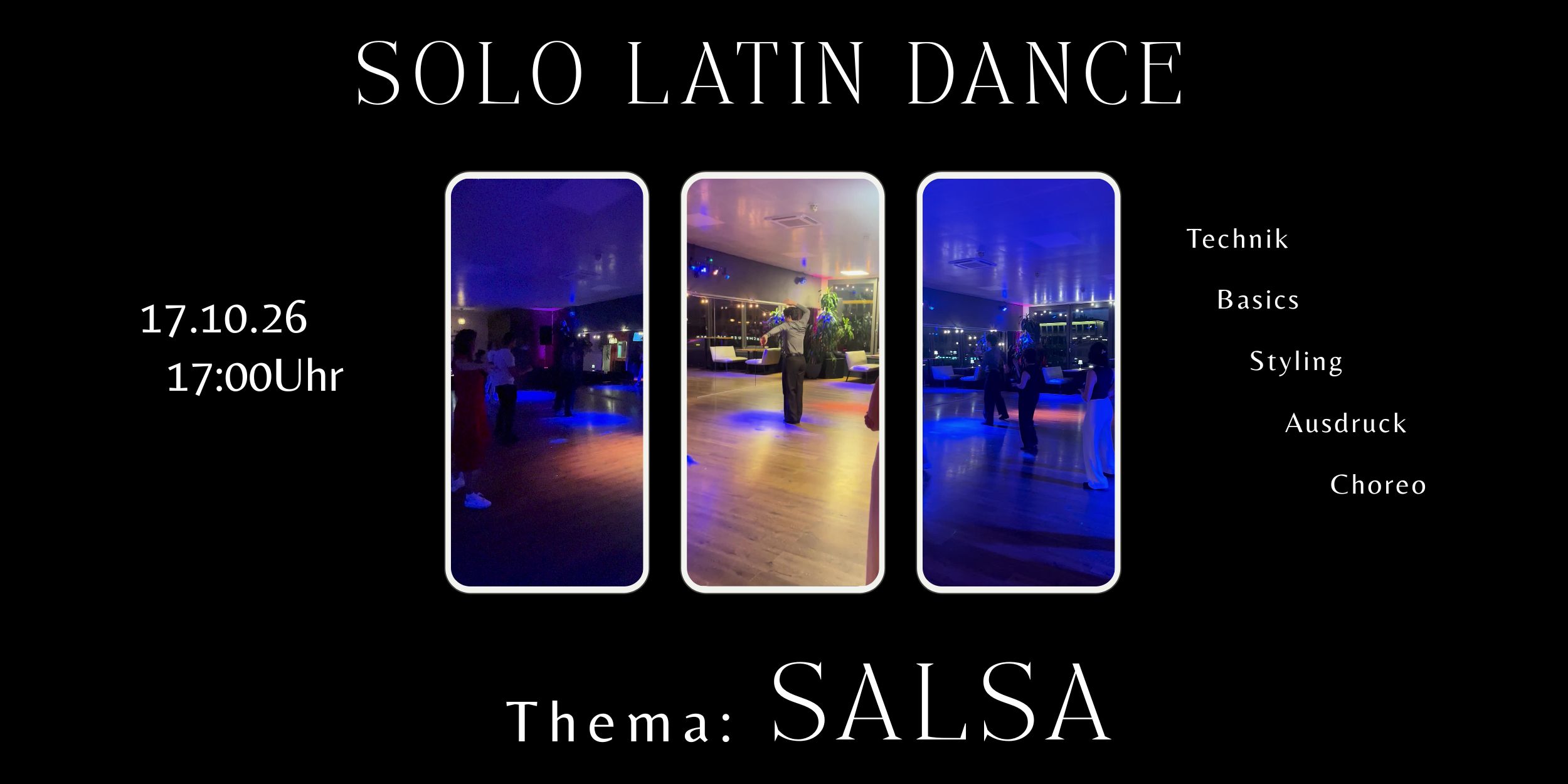 Solo Latin Dance am Stachus